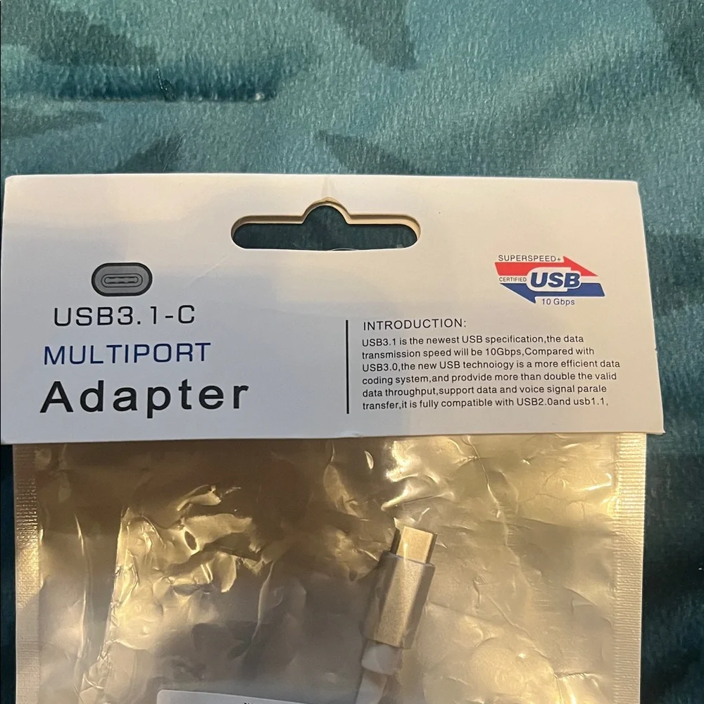USB3.1-C Multiport Adapter - White